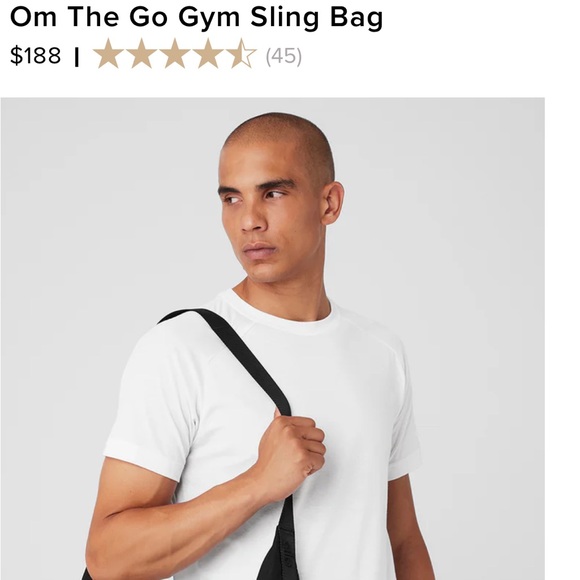 NEW Alo Yoga Om The Go Gym Sling Bag. - Picture 7 of 7